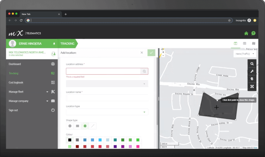 screenshot of MiX Now